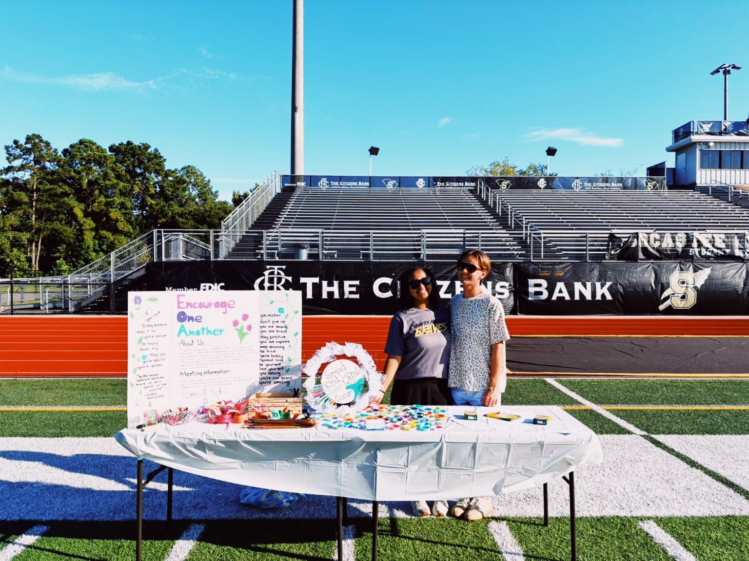 Encourage One Another Club at Literacy Under the Lights